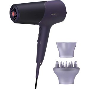 Secador De Pelo Philips 5000 Series Bhd514/00 Morado Y Metálico 220v - 240v Morado/metálico