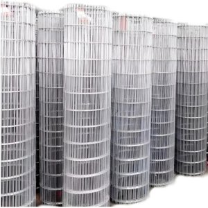 Tejido Malla Electrosoldada Galvanizada Rollo 1.50 X 25 Mts Plateado