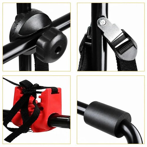 Porta 3 Bicicletas Universal Eoland Trasero Auto Camioneta Soporte Enganche Maletero Rack Bici 3 Unidades Plegable Ciclismo Negro - Imagen 11