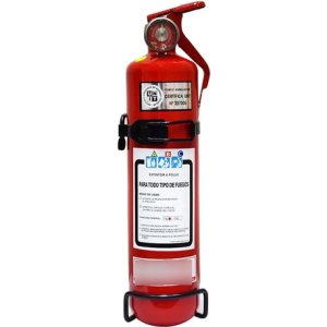 Extintor Bomberito 1kg Largo Portatil Abc Ehogar