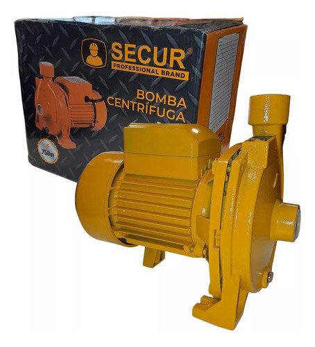 Bomba Centrifuga De Agua 1hp Altura 27mts Succion 8mts Amarillo 5060 Monofásica - Imagen 2