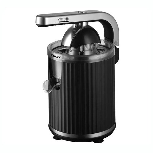 Exprimidor Eléctrico Cuori Gino Con Brazo De Aluminio Y Filtro Para Pulpa Negro 50 Hz/60 Hz