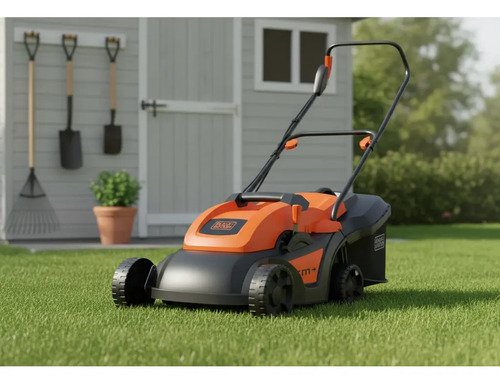 Cortadora De Pasto Eléctrica Black+decker Gr3800 Con Bolsa R Naranja/negro - Imagen 2
