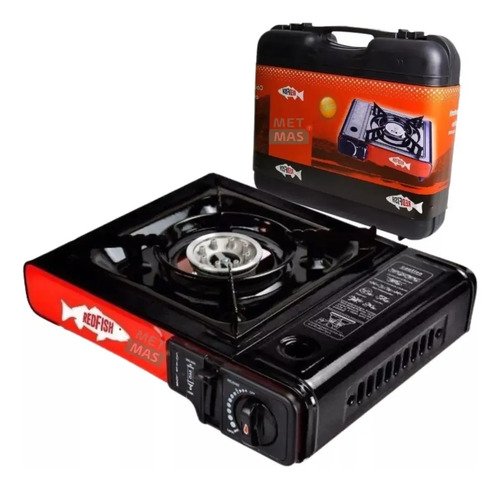 Anafe Camping Cocina Portatil A Gas Butano + Maletín 1 Marca