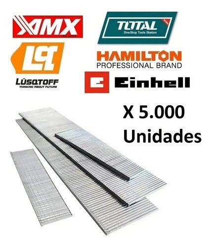 5000 Clavos 50mm Clavadora Neumática Einhell Lusqtoff Total - Imagen 2