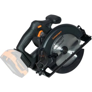 Sierra Circular Inalámbrica Brushless Profesional Black Series 20v 185mm Lusqtoff Frecuencia 50hz Csl4500-9b Negro