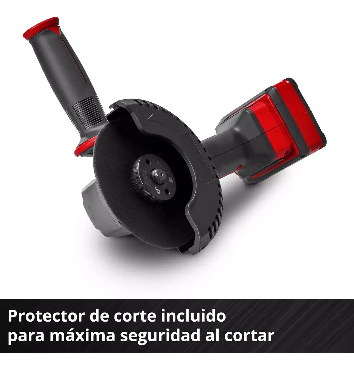 Amoladora Angular Inalámbrica Einhell Tp-ag 18/125 Ce Q Li Rojo - Imagen 5