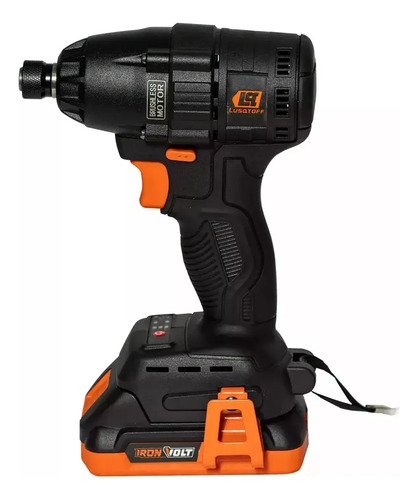 Llave De Impacto 750 Nm Lusqtoff 18 V C/carg+bat+maletin Negro - Imagen 4