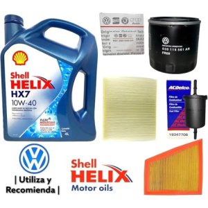 Kit 4 Filtros Y Aceite Vw Gol Trend Voyage Fox Suran Origina