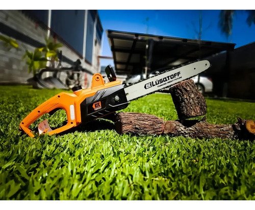 Motosierra Eléctrica Lusqtoff 2000w Espada 40cm Esl2000-8 Color Naranja - Imagen 4