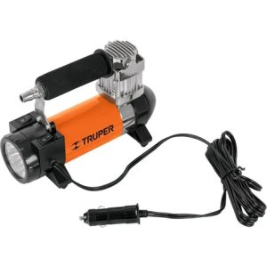 Compresor De Aire Mini Eléctrico Portátil Truper Comp-12 35l 0.261hp Naranja/negro Monofásica