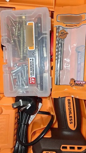 Taladro Atornillador Percutor Ingco Brushless 55nm Compa Col Naranja 50 - Imagen 3