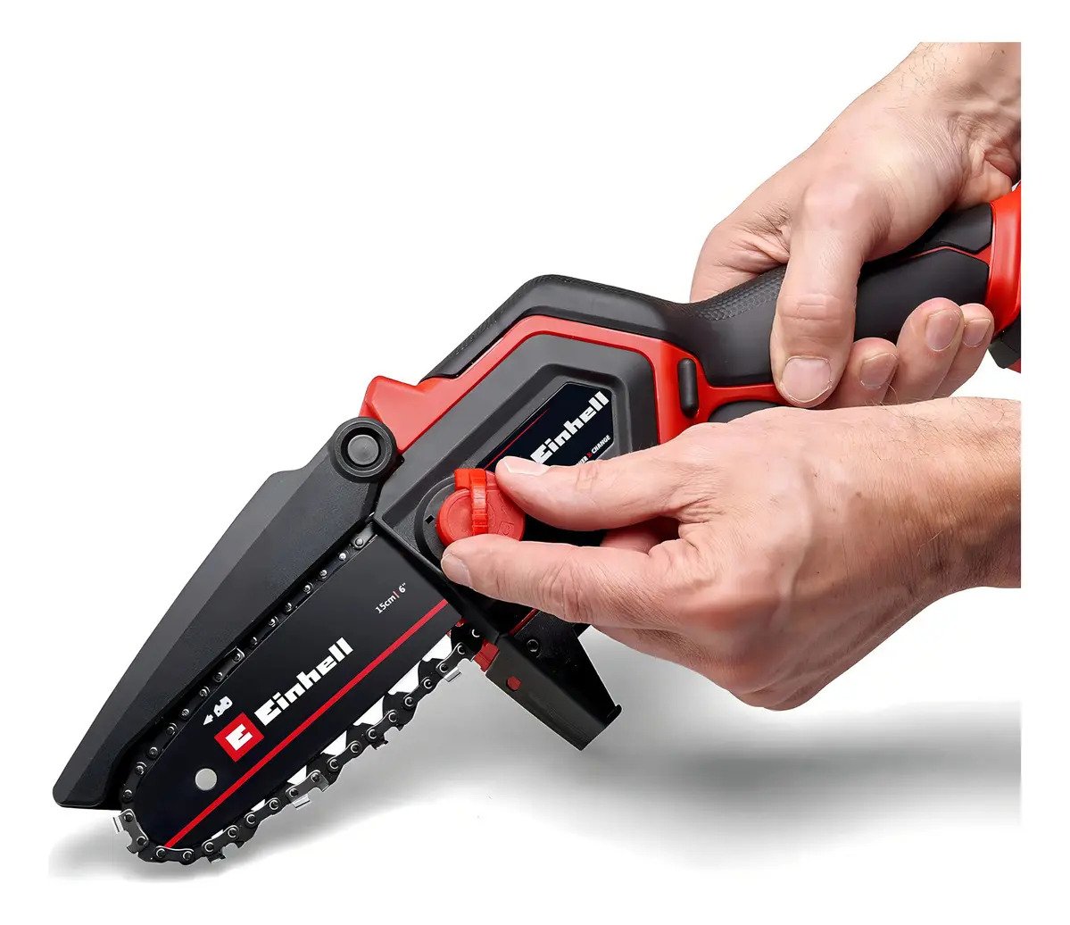 Motosierra Ge-ps 18/15 Li Bl-solo Bat Cargador Einhell Rojo Rojo - Imagen 3
