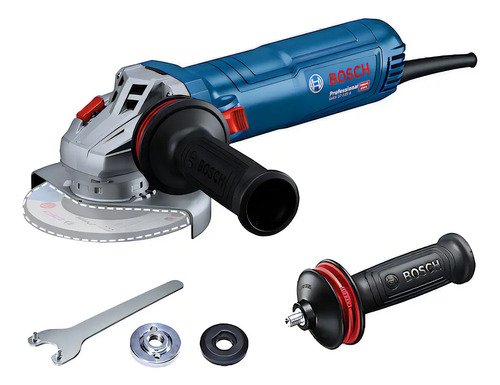 Amoladora Angular 5 Bosch Gws 12-125 S 1200w Color Azul Marino Frecuencia 50hz