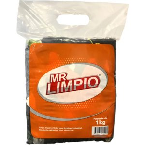 Mr. Limpio - Trapo Color Algodón Pqte. De 1 Kilo Amarillo