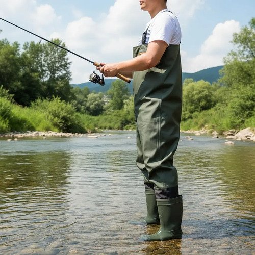 Wader Botas Y Pantalón De Goma Para Pesca -tyt Verde L