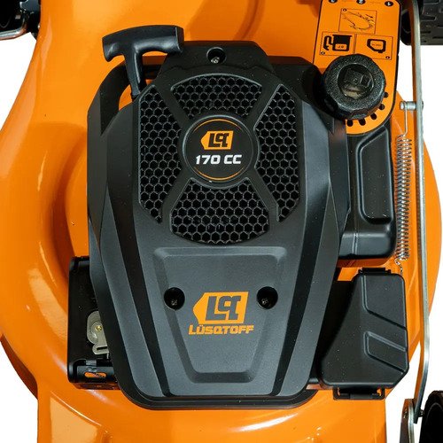 Cortadora De Cesped 6,5hp Naftera 4t 170cc Lusqtoff Lq500b Naranja - Imagen 3