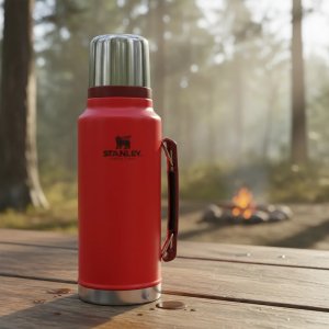 Termo Stanley Ultra 1,5 Qt 1,4 Lt. Verde Rojo