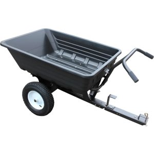 Trailer Zorra Carretilla Equus Para Cuatriciclo O Tractor Negro
