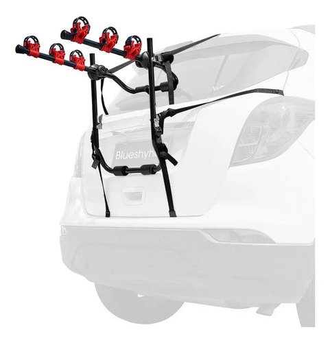 Porta Bicicletas Para Auto Suv Trasero 3 Bici Transportados Negro - Imagen 2