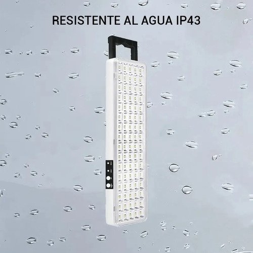 Pack X 3 Luminaria Emergencia 80 Smd - Calidad Unilux Blanco - Imagen 4