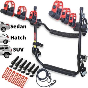 Soporte Para Bicicleta Transbike 3 Bikes Sedan Hatch Suv Grafito