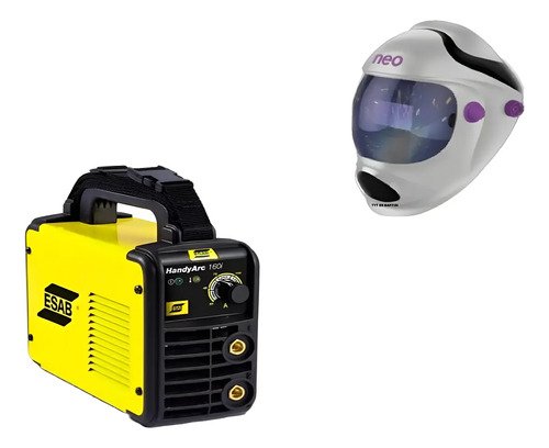 Equipo Soldar Inverter 160a + Careta Neo Space Regalo - Tyt Amarillo
