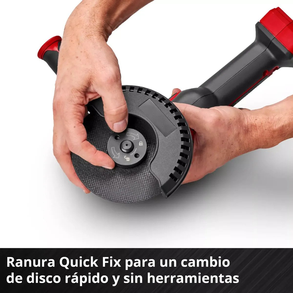 Amoladora Angular Inalámbrica Einhell Tp-ag 18/125 Ce Q Li Rojo - Imagen 6