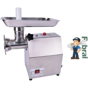 Picadora De Carne Industrial Fubral 900w Acero Inoxidable M12 12  150kg/h