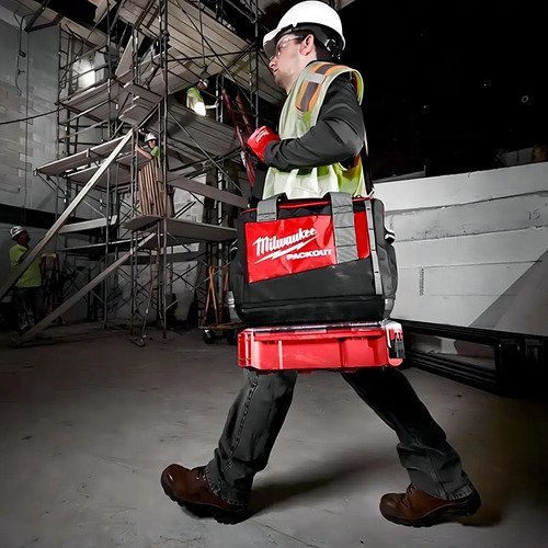 Bolso De Herramientas Milwaukee 15 Packout 48-22-8321 Rojo - Imagen 4