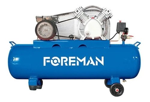 Compresor De Aire Eléctrico Portátil Foreman 13640-fo 100l 3hp Azul 50 Hz/60 Hz Monofásica