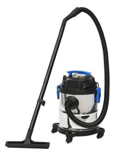 Aspiradora Profesional Marvo Hvc-007 De 20 Litros Acero Inox Plateado/negro - Imagen 2