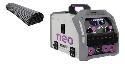 Soldadora Mig Flux Inverter Mma Tig 140a Neo Imet 9140/220 Gris