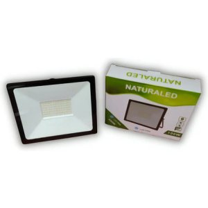 Foco Led Exterior Luz Fria 100w Slim Naturaled | Ed Color De La Luz Blanco Frío
