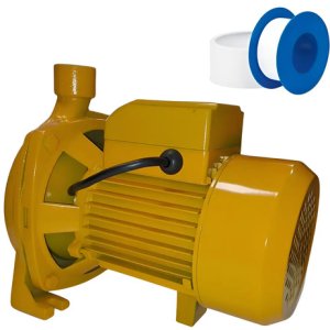 Bomba Centrifuga De Agua 1hp Altura 27mts Succion 8mts  Amarillo 5060 Monofásica