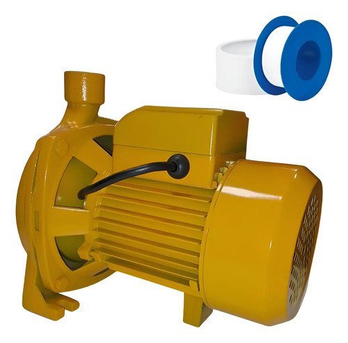 Bomba Centrifuga De Agua 1hp Altura 27mts Succion 8mts Amarillo 5060 Monofásica