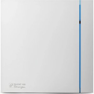 Extractor Soler & Pallau Silent 100cz Design P/baño Vidr/pare Blanco
