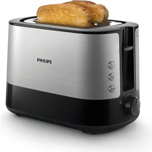 Tostadora Metalica Philips Hd2637/90 Diseño Compacto Color Gris