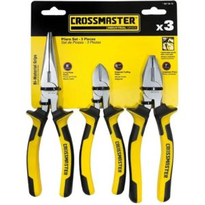 Kit Herramientas Set Pinzas 3 Piezas Crossmaster Industrial