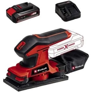 Lijadora Orbital Inalámbrica Bat+ Carg Einhell 4460725 Rojo