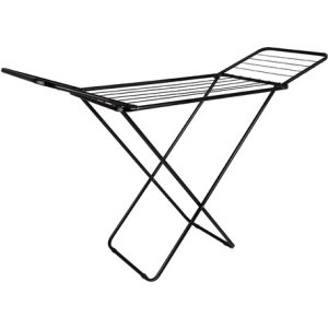 Tendedero De Piso Mor Slim Negro Con Alas Plegables