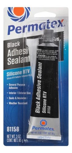 Silicona Selladora Negra Multiproposito 85g (81158) Permatex
