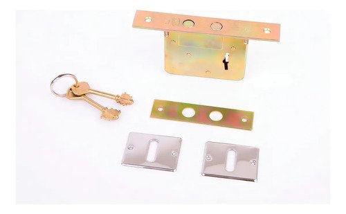 Cerradura Para Puerta Abatible Star 200 Shz Derecha/izquierda Plateado - Imagen 2