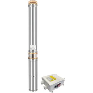 Bomba Sumergible 1hp Gdx Para Aguas Profundas G P Color Gris