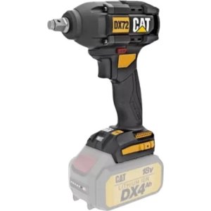 Llave Impacto Inalambrica Cat Dx72b 1/2 350 Nm S/bateria Color Negro Frecuencia 50 Hz
