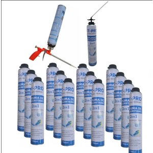 Espuma Poliuretano 750ml Pack De 6 / 2en1 Pistola  O Manual