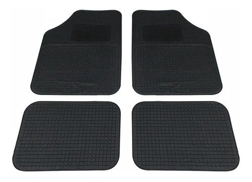 Cubre Alfombra Goma Universal 4 Piezas Auto Camioneta ------ Negra - Imagen 2