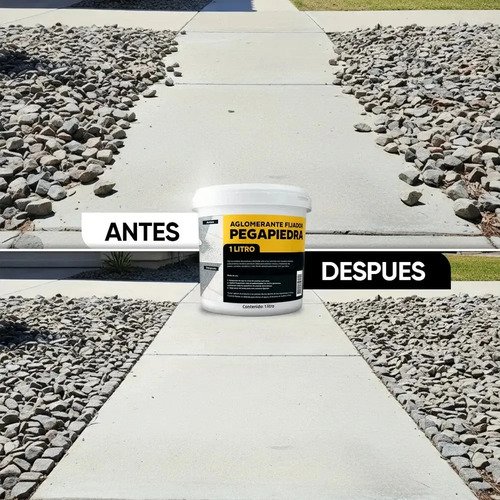 Fijador Para Piedras De Jardín Pegapiedra 1l Leisel Incoloro Mate - Imagen 3