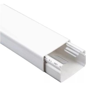 Ducto Plástico De Pared Color Blanco. Dimensiones: 20x12mm Blanco