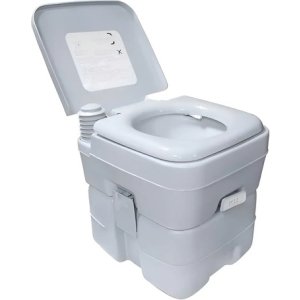 Baño Químico 20lt. Inodoro W.c. Color Gris